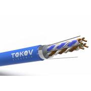 Кабель витая пара F/UTP 4х2х24AWG(0.57мм) кат.6 PVC TOKOV PRO Fluke tested (м) TOKOV ELECTRIC TKP-C08-F/UTP-42-6-305