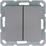 Выключатель 2-кл. 10А IP20 механизм алюм. Jasmart G3023S