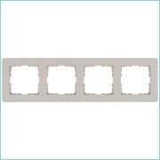 Рамка 4-м G-Flex тауп Jasmart G1104T