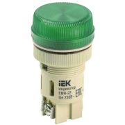 Лампа светосигнальная ENR-22 d22мм 240В AC зел. цилиндр неон IEK BLS40-ENR-K06