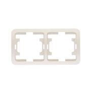 Рамка 2-м Mimoza горизонт. бел. Makel 22012