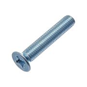Винт с потайной головкой М6х16 DIN 965 класс прочн. 4.8 цинк (пакет) (уп.100шт) СТРОЙМЕТИЗ UTORM3091009