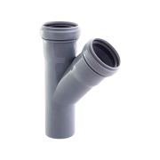 Тройник ВК ПП 50/50х45 сер. RTP 36561